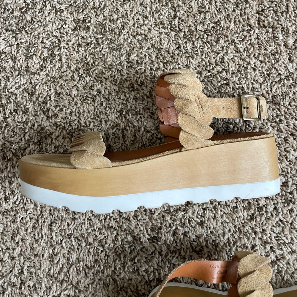 Lucky Brand Women's Vellenora Platform Wedge Sandal Size 7.5 - Picture 6 of 7